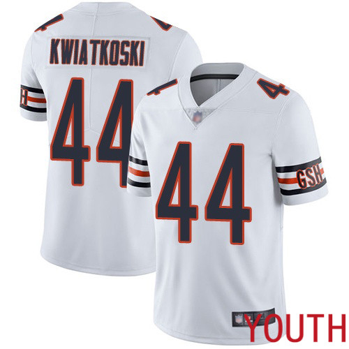 Chicago Bears Limited White Youth Nick Kwiatkoski Road Jersey NFL Football 44 Vapor Untouchable
